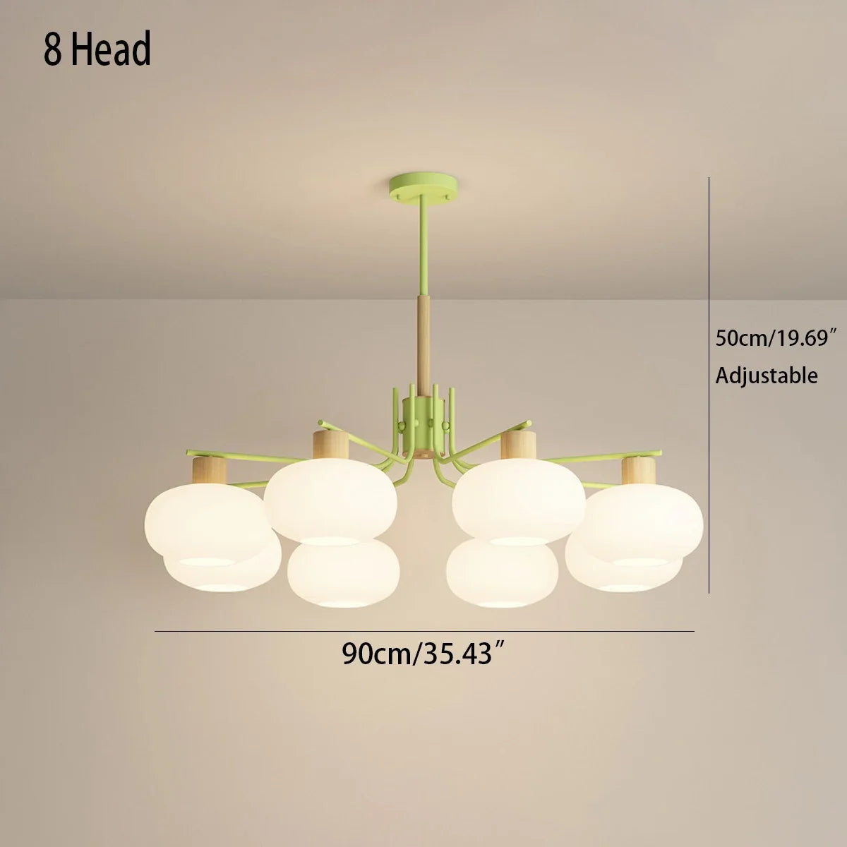 Pastoral American Retro Flower Chandelier
