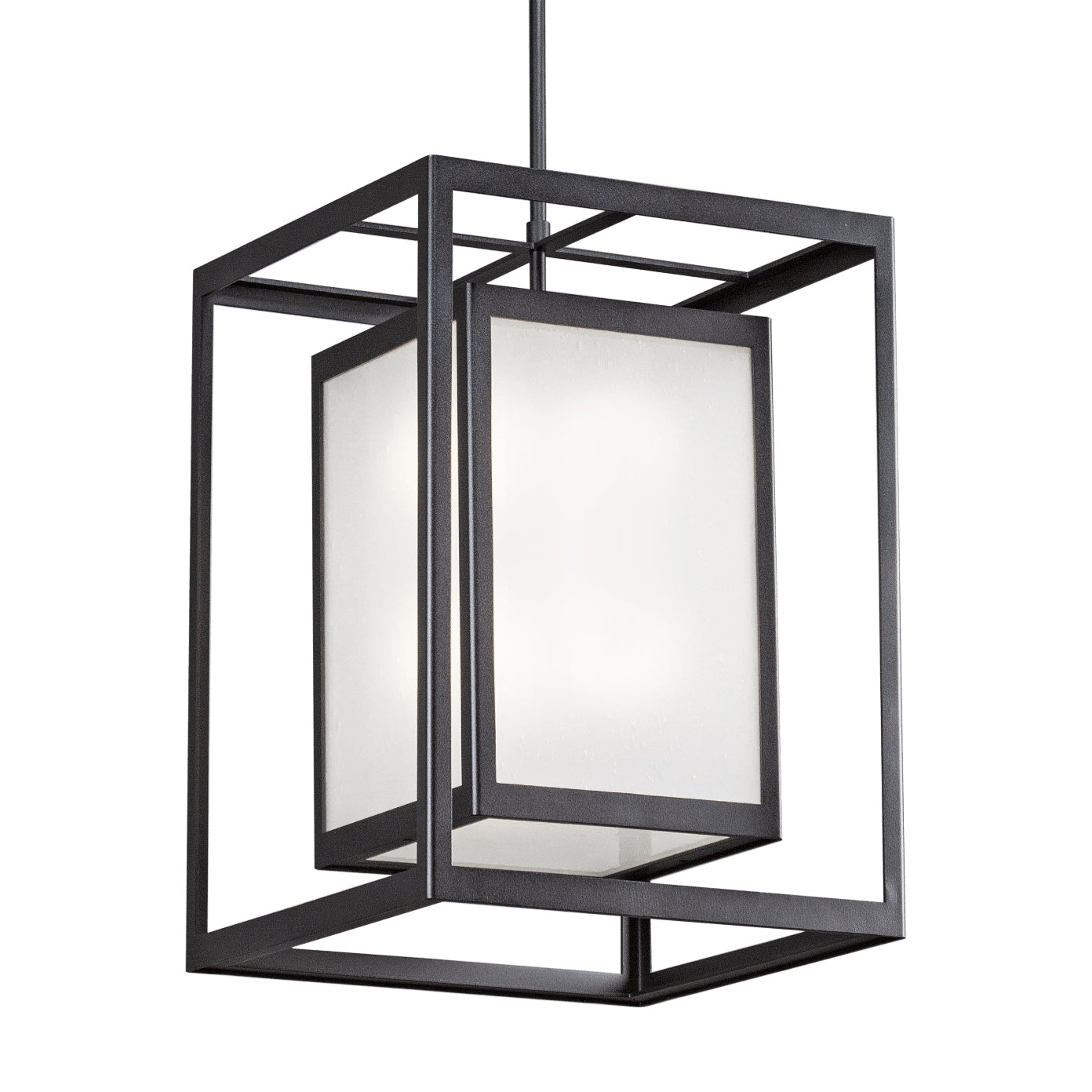 Outdoor Double Box Pendant Light
