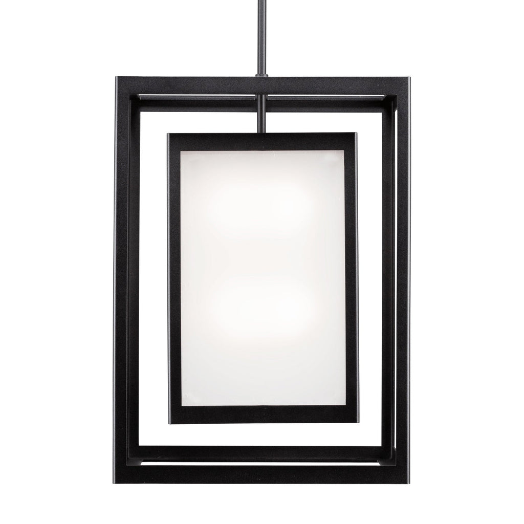 Outdoor Double Box Pendant Light