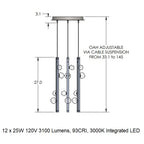 Stella Round Cluster Pendant Light