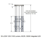 Stella Round Cluster Pendant Light