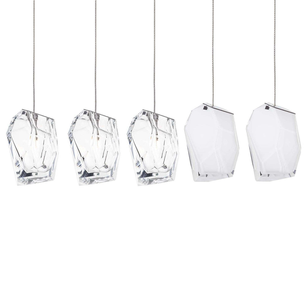 Crystal Rock 5-Light Cluster Pendant Light