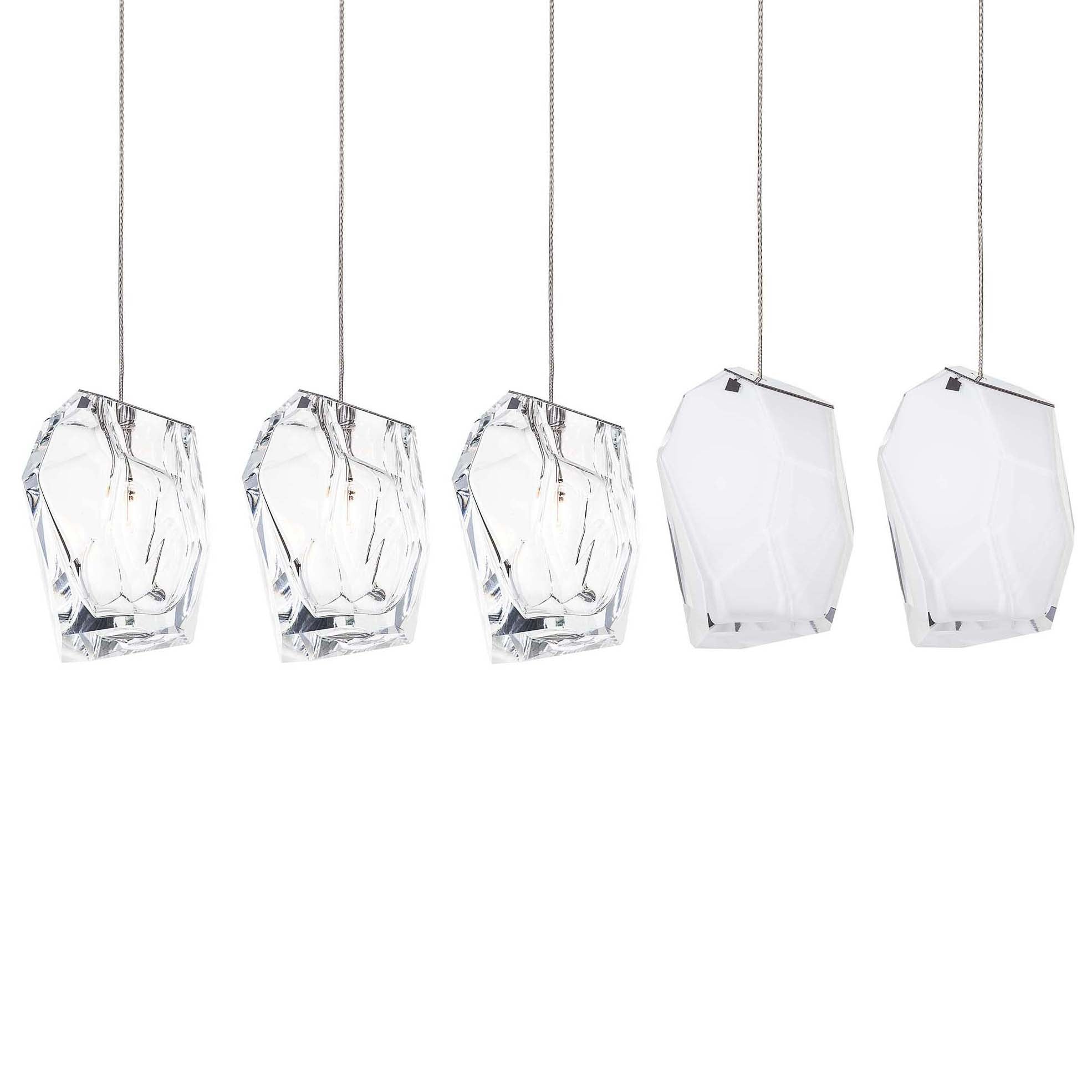 Crystal Rock 5-Light Cluster Pendant Light