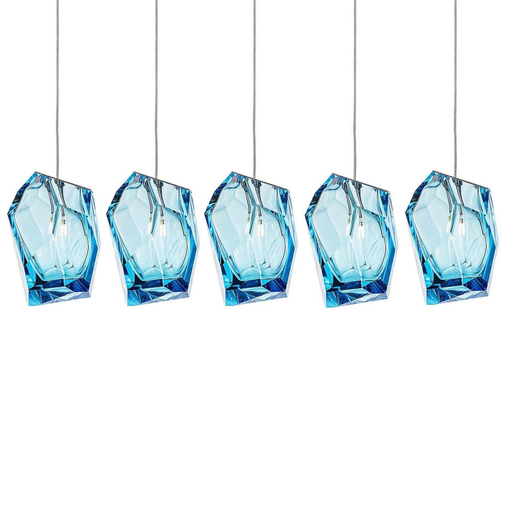 Crystal Rock 5-Light Cluster Pendant Light