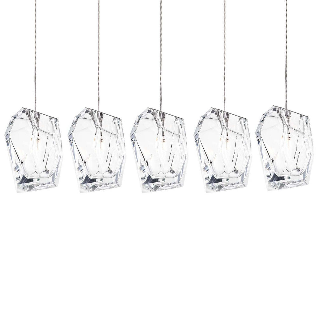 Crystal Rock 5-Light Cluster Pendant Light