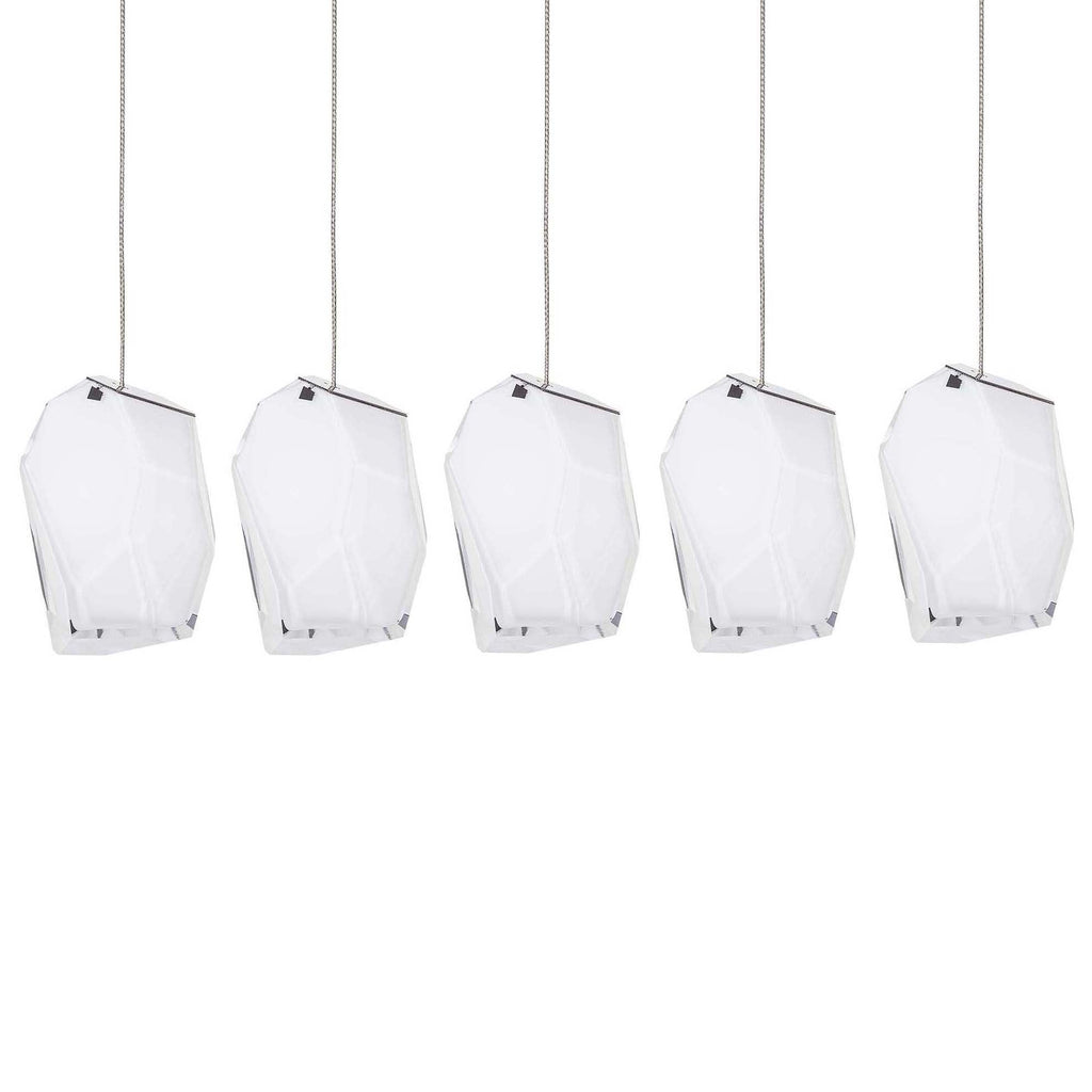 Crystal Rock 5-Light Cluster Pendant Light