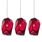 Crystal Rock 3-Light Cluster Pendant Light