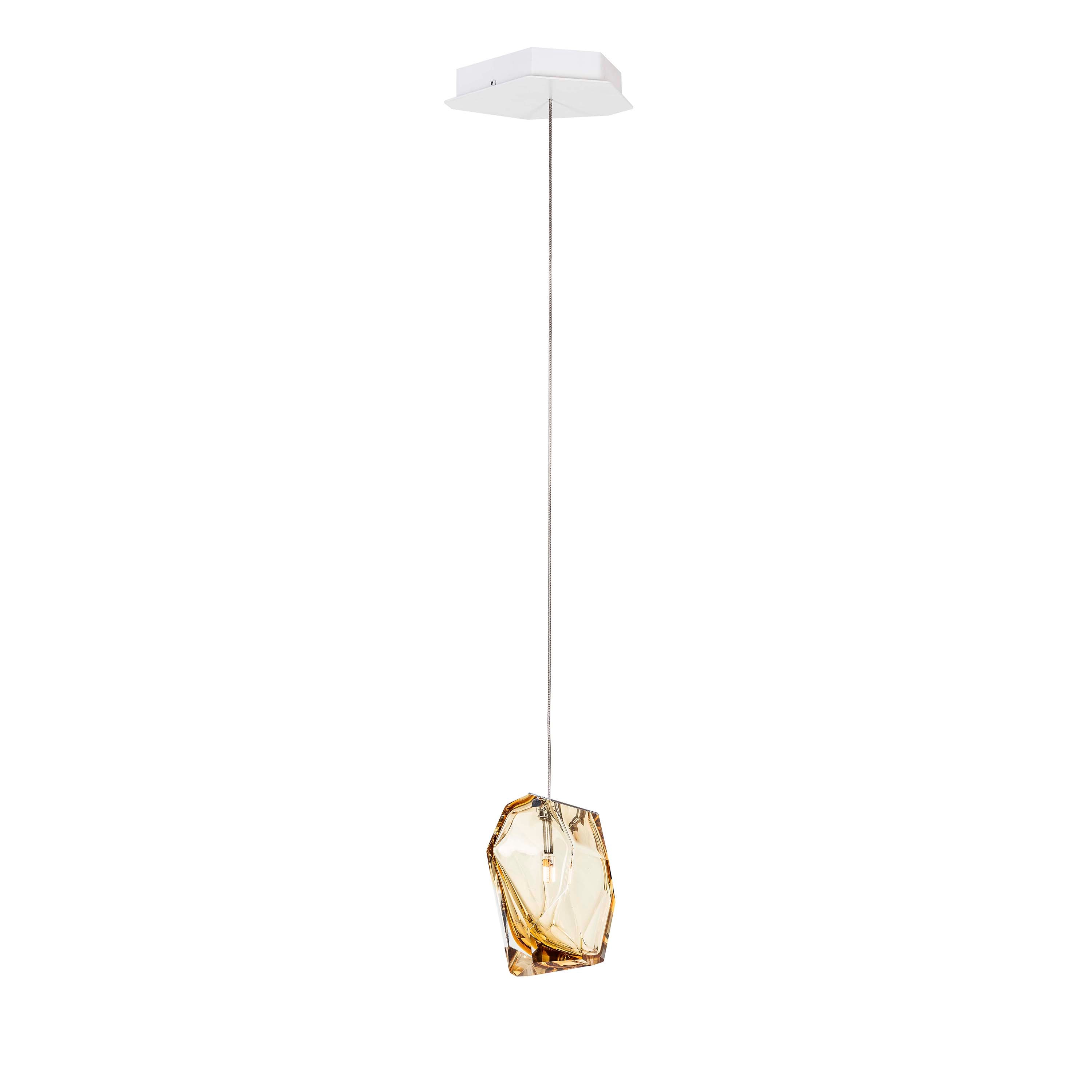 Crystal Rock Single Pendant Light