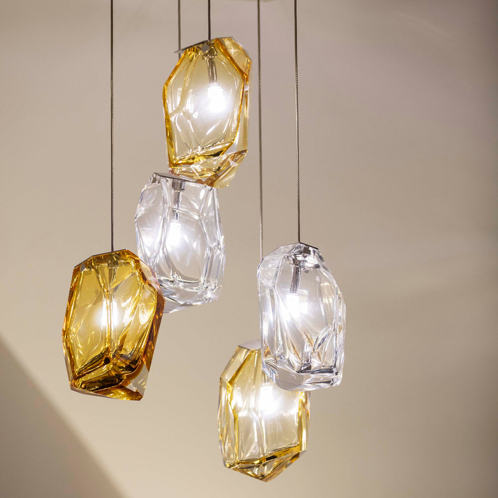 Crystal Rock Single Pendant Light