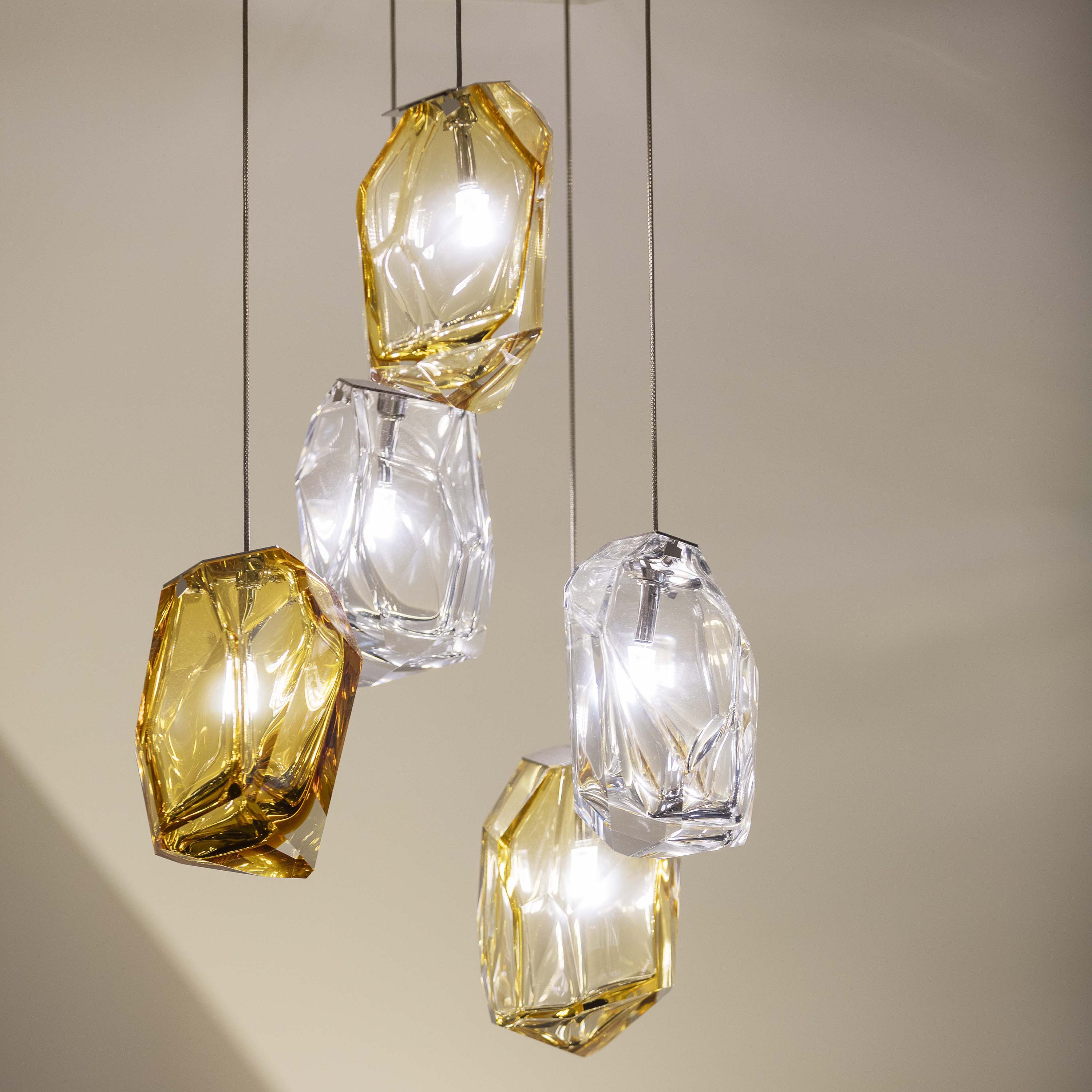 Crystal Rock Single Pendant Light