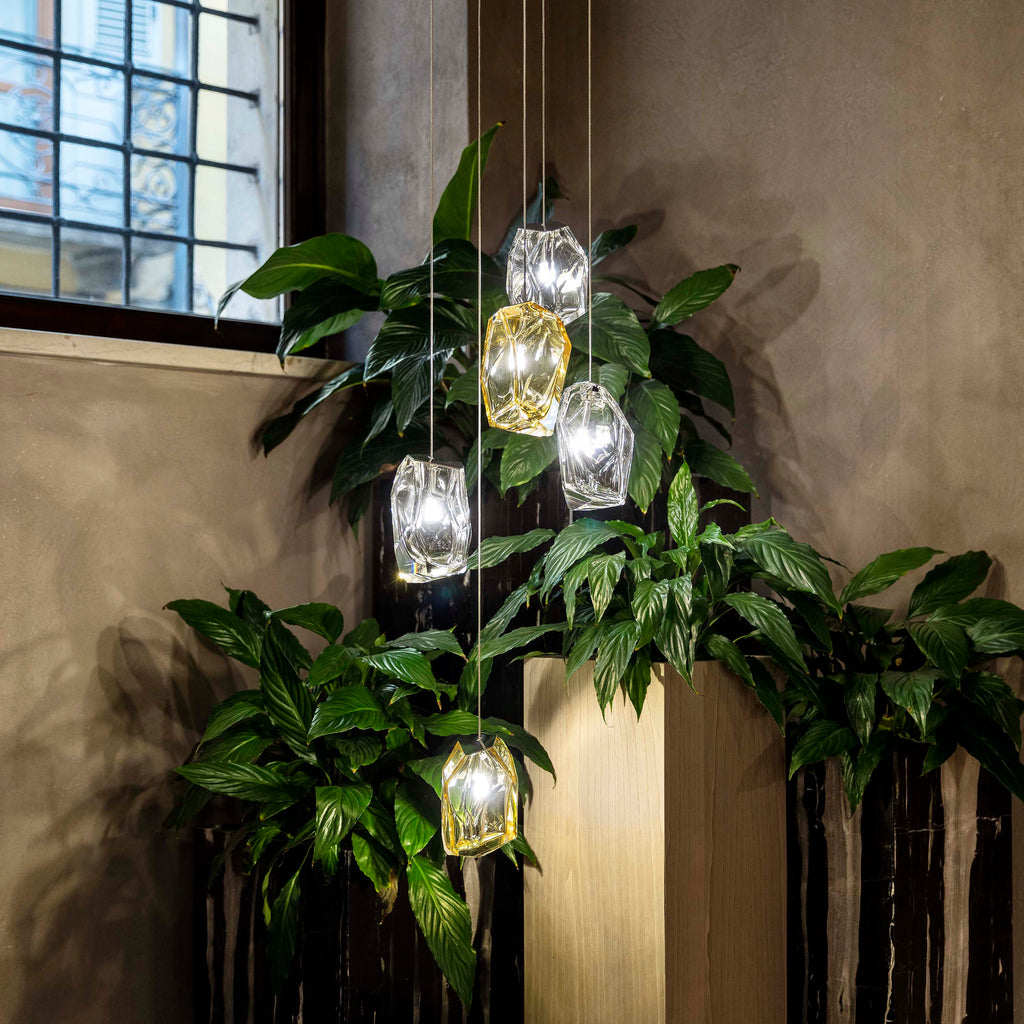 Crystal Rock Single Pendant Light