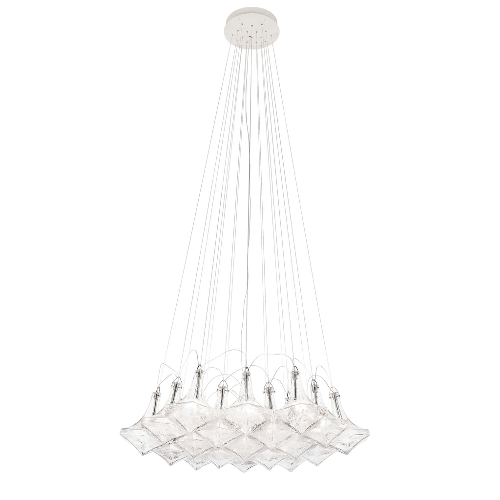 Facet Sculpture Cluster Pendant Light