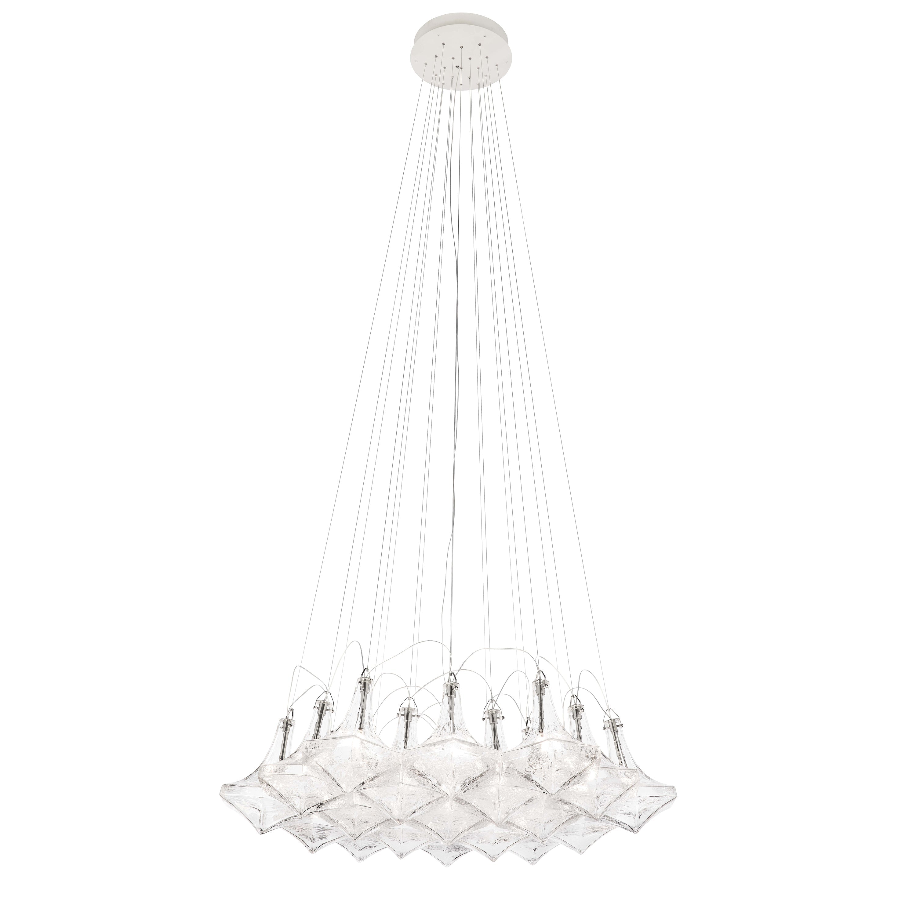 Facet Sculpture Cluster Pendant Light