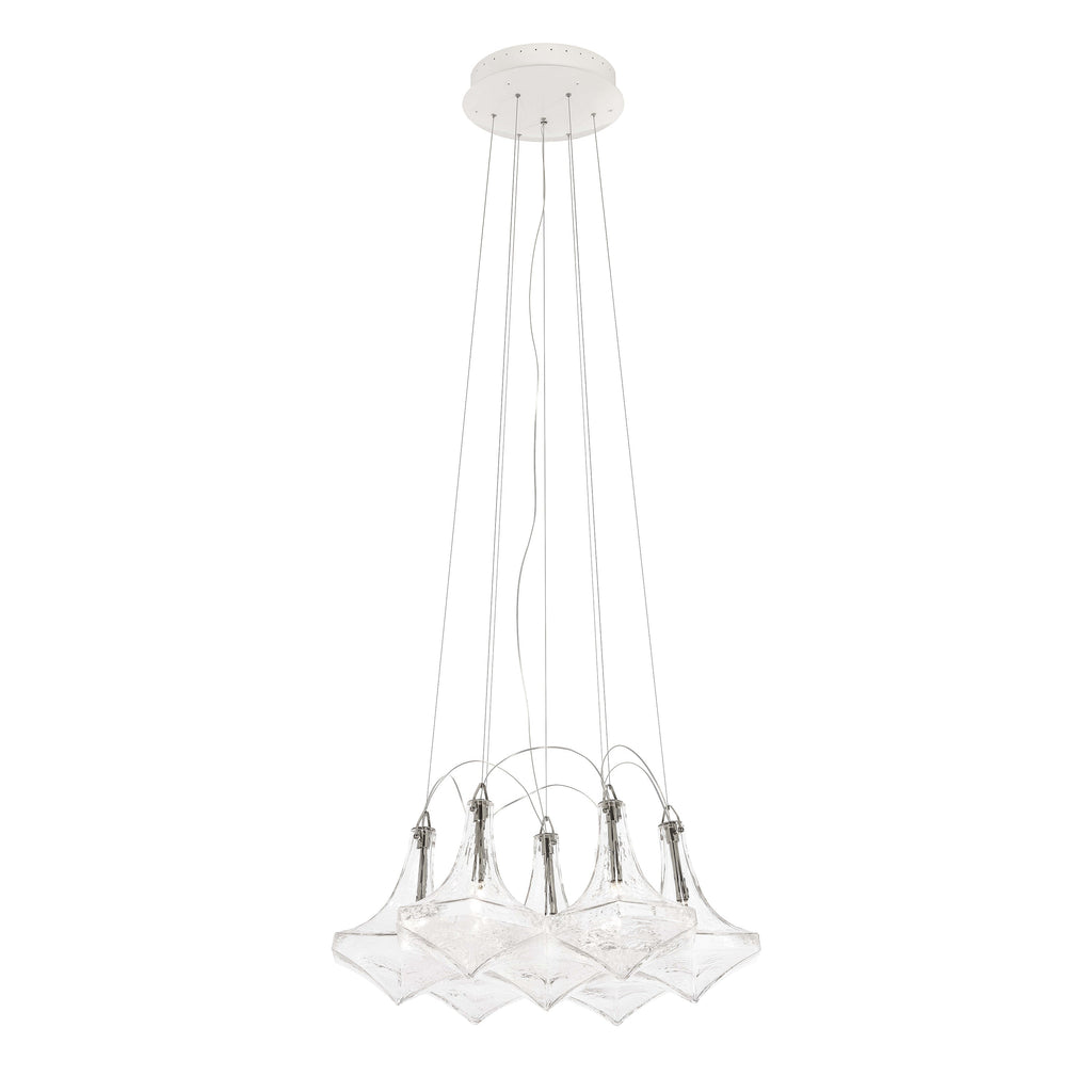 Facet Sculpture Cluster Pendant Light