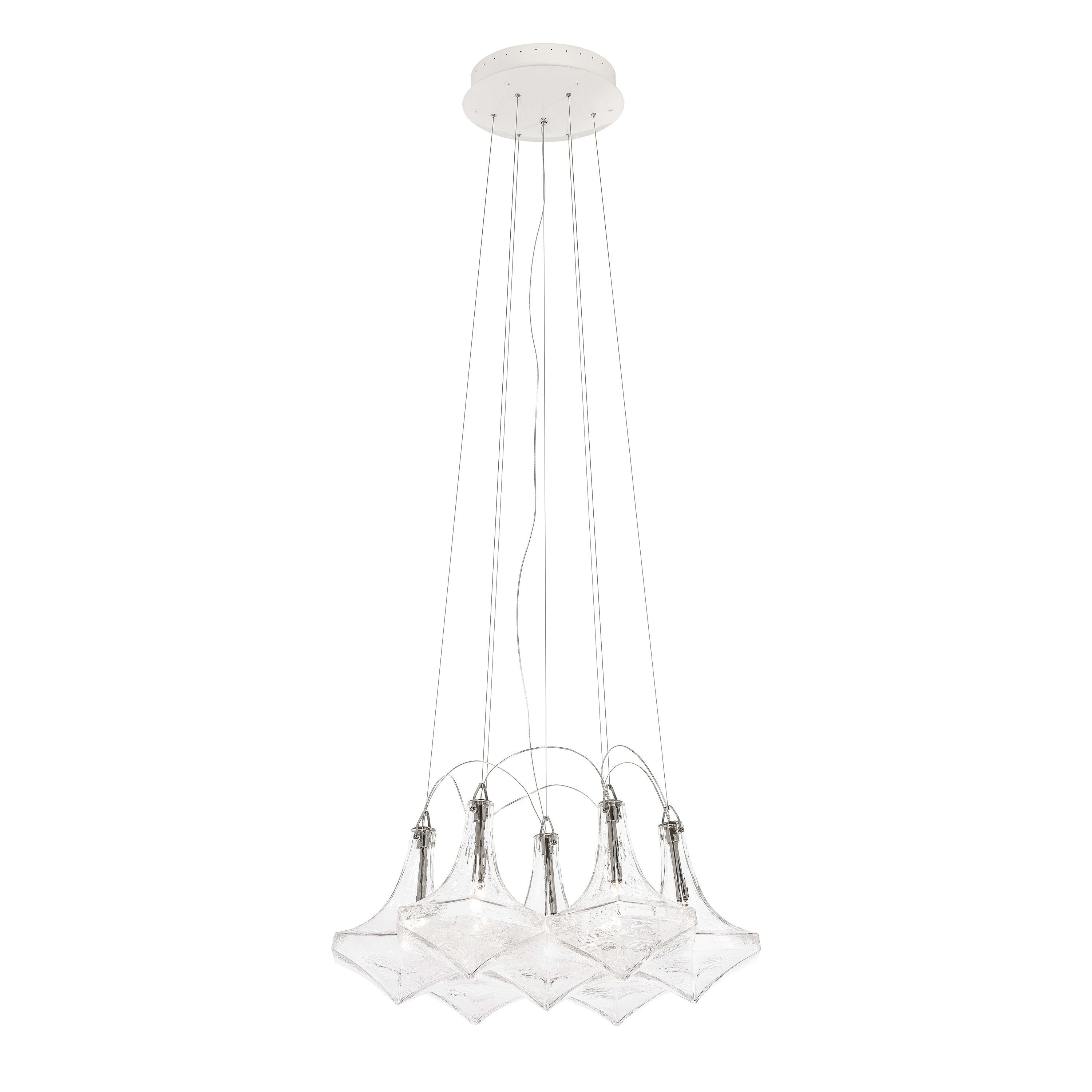 Facet Sculpture Cluster Pendant Light