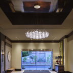 Facet Sculpture Cluster Pendant Light