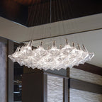 Facet Sculpture Cluster Pendant Light