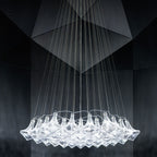 Facet Sculpture Cluster Pendant Light