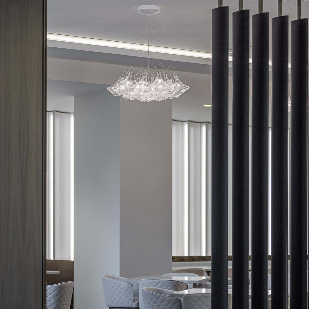 Facet Sculpture Cluster Pendant Light