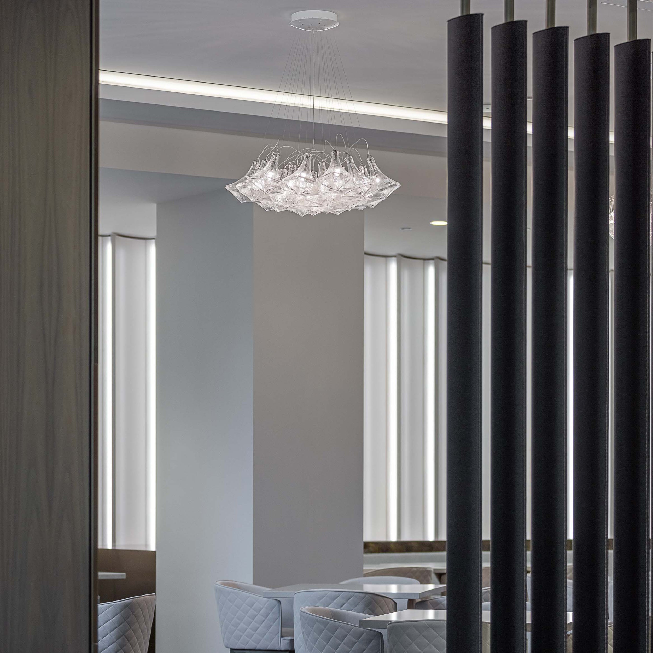 Facet Sculpture Cluster Pendant Light