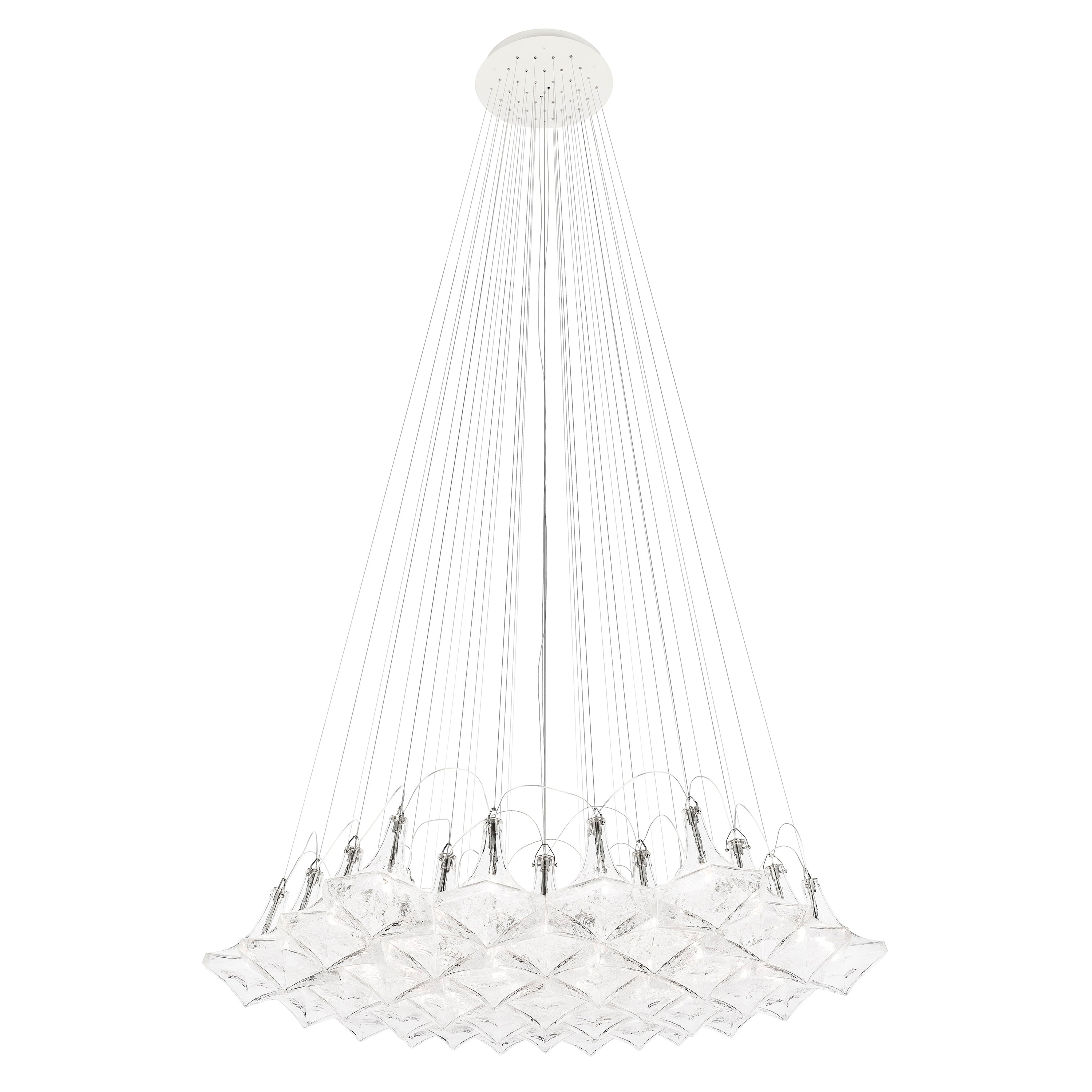Facet Sculpture Cluster Pendant Light
