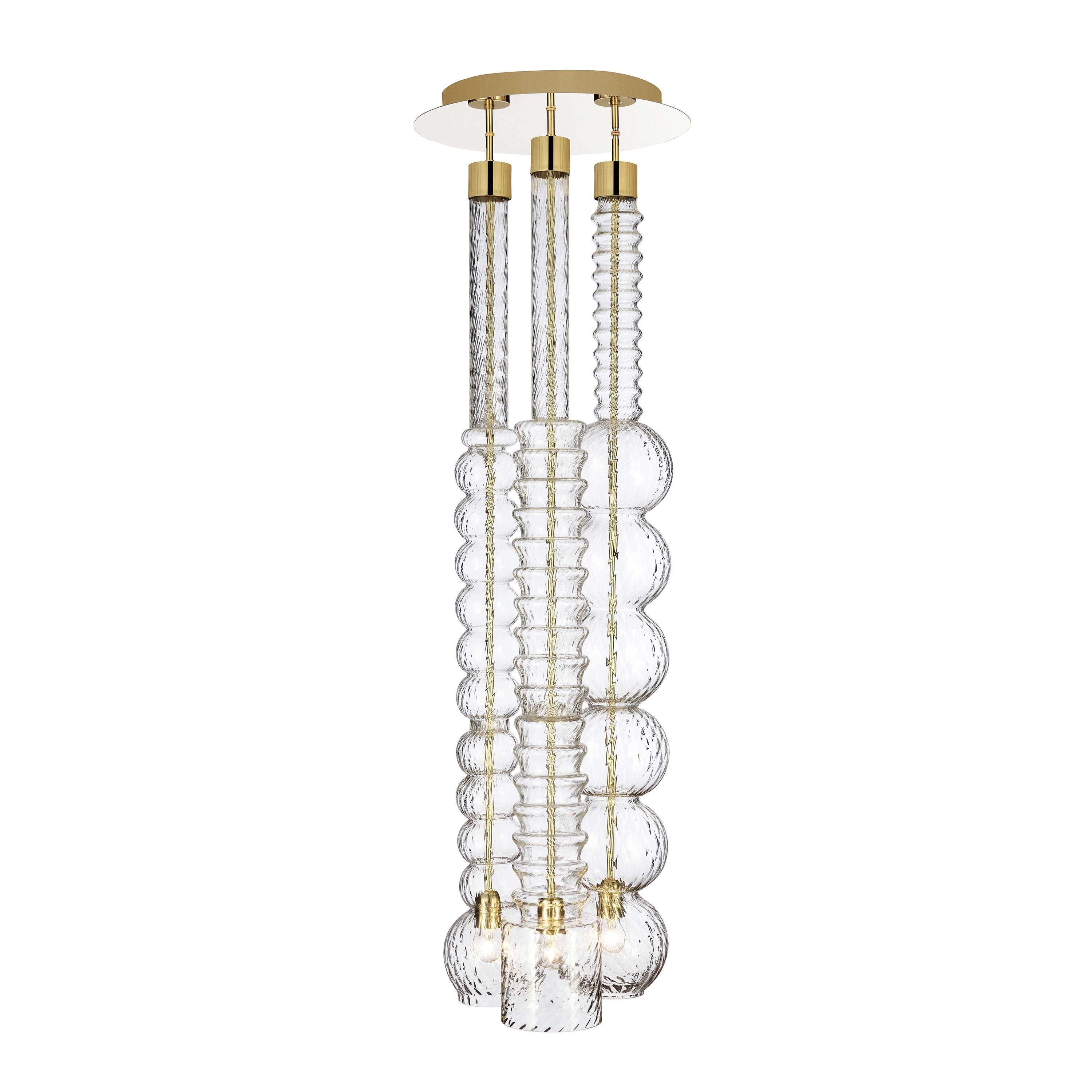 Praha Sculpture Cluster Pendant Light
