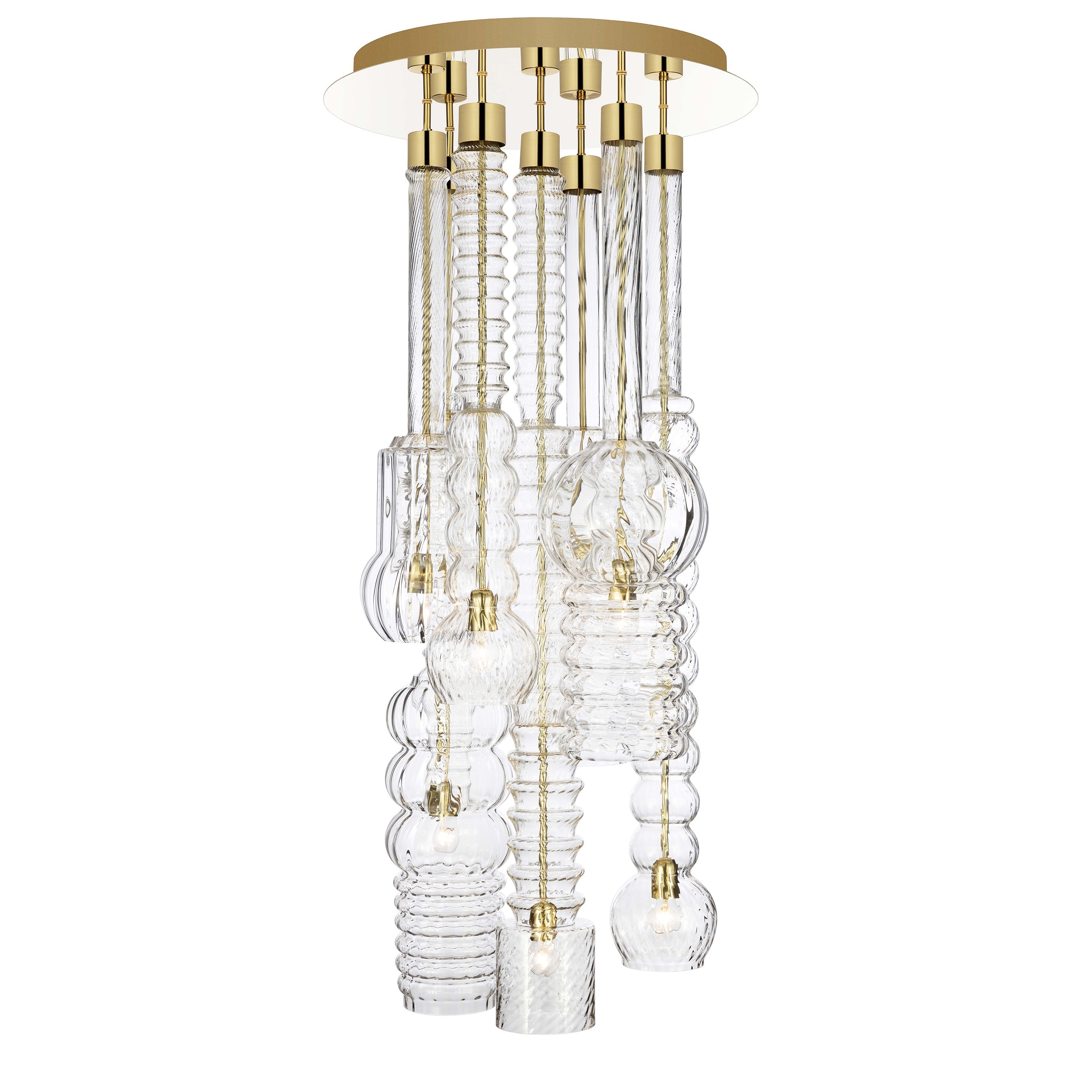 Praha Sculpture Cluster Pendant Light