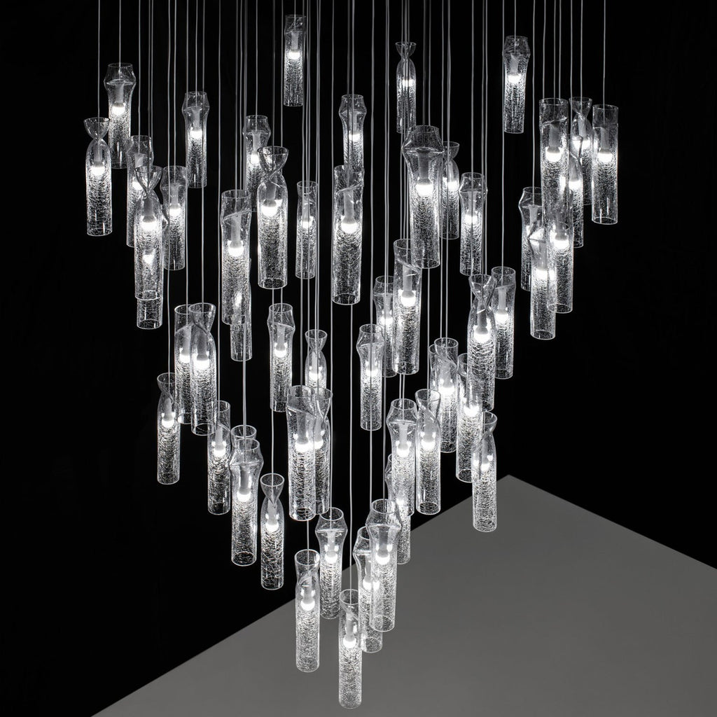 Press Iced Pendant Light