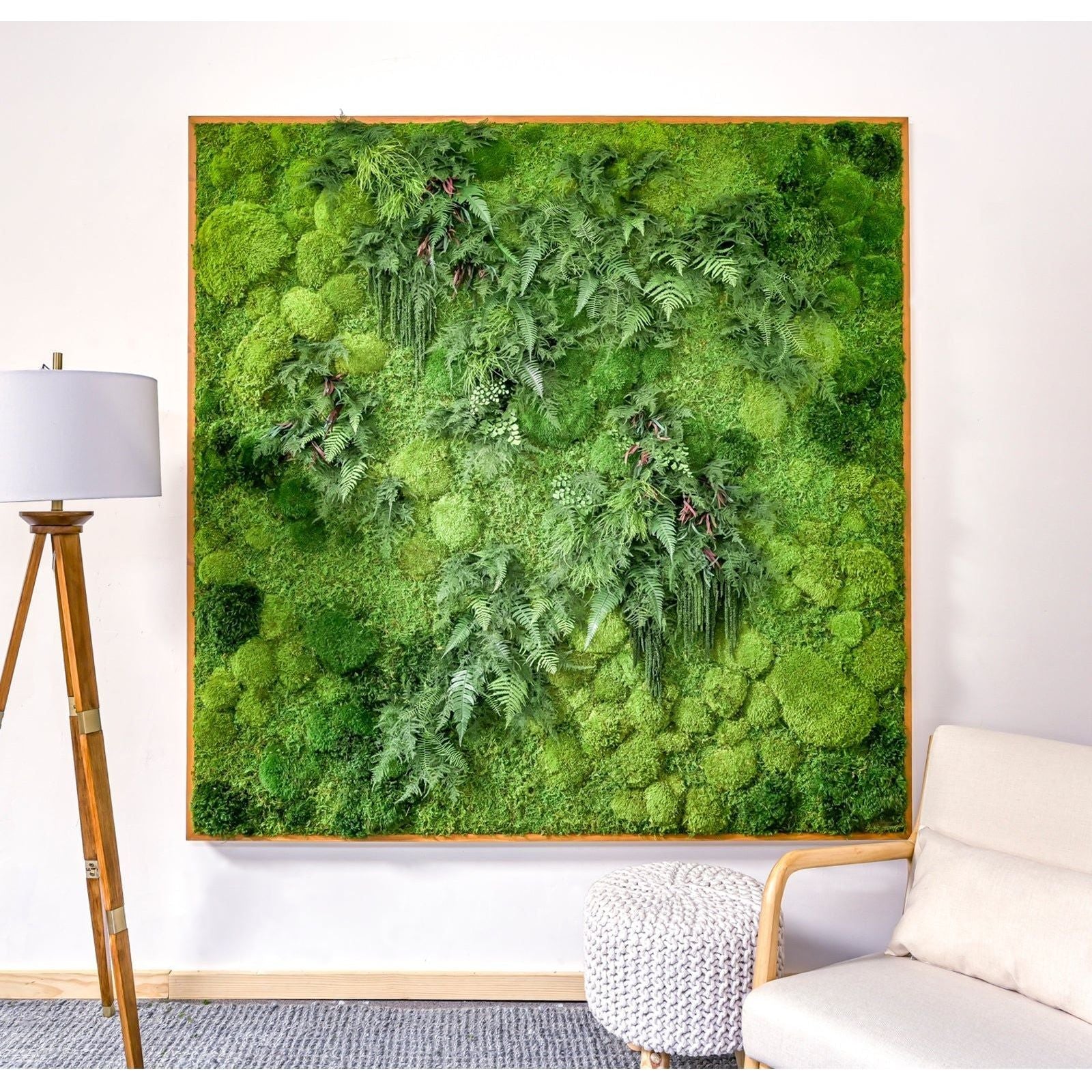 Moss & Ferns - 68" x 68" Oversized Statement Piece