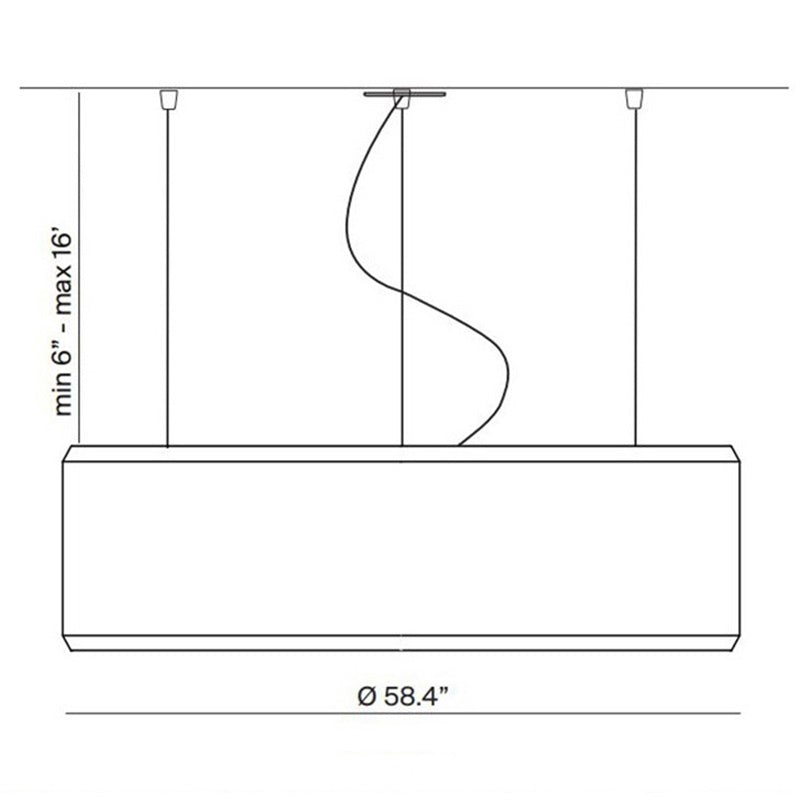 Silenzio Acoustic Pendant Light