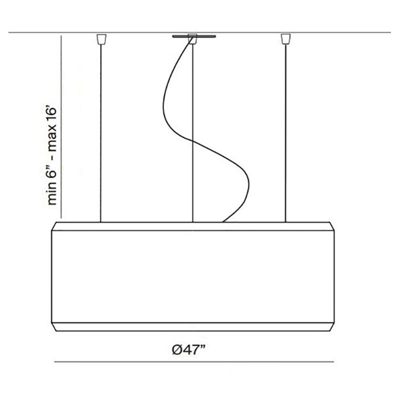 Silenzio Acoustic Pendant Light