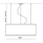 Silenzio Acoustic Pendant Light