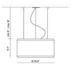 Silenzio Acoustic Pendant Light