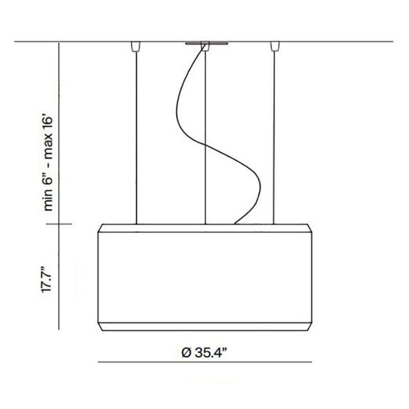 Silenzio Acoustic Pendant Light