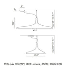 Soleil Noir Pendant Light