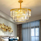 Light Luxury Crystal Chandelier for Living Room