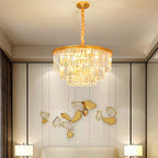 Light Luxury Crystal Chandelier for Living Room