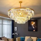 Light Luxury Crystal Chandelier for Living Room