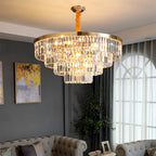 Light Luxury Crystal Chandelier for Living Room