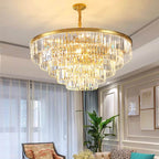 Light Luxury Crystal Chandelier for Living Room