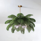 Ostrich Feather Chandelier Multiple Colors Available