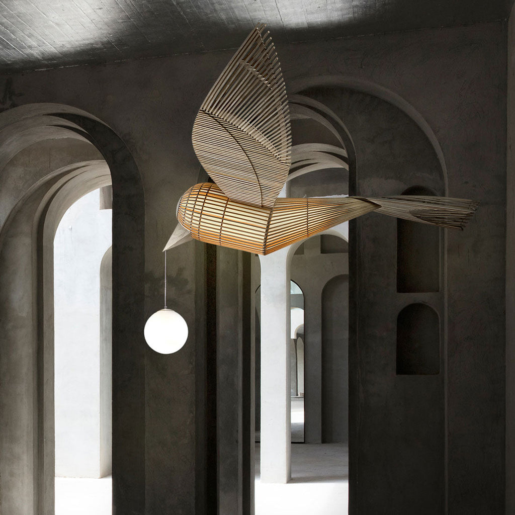 Life-Size Birdy Horizontal Suspension Light
