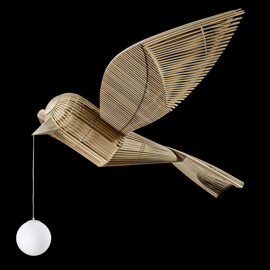 Life-Size Birdy Horizontal Suspension Light