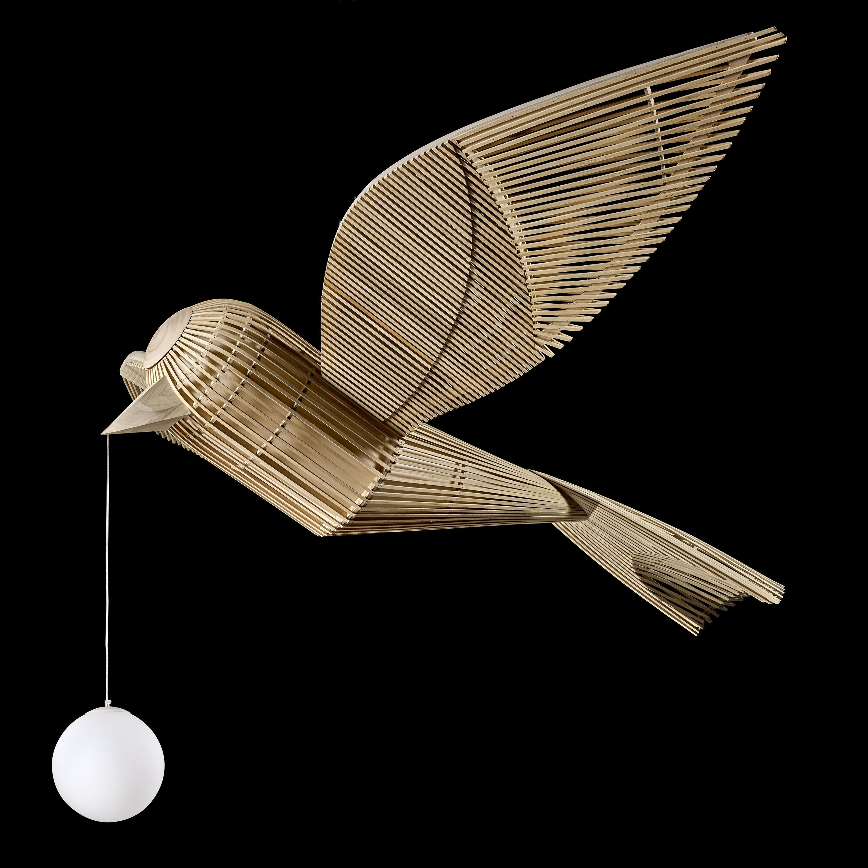 Life-Size Birdy Horizontal Suspension Light