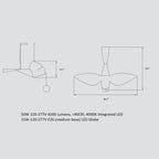 Life-Size Birdy Horizontal Suspension Light