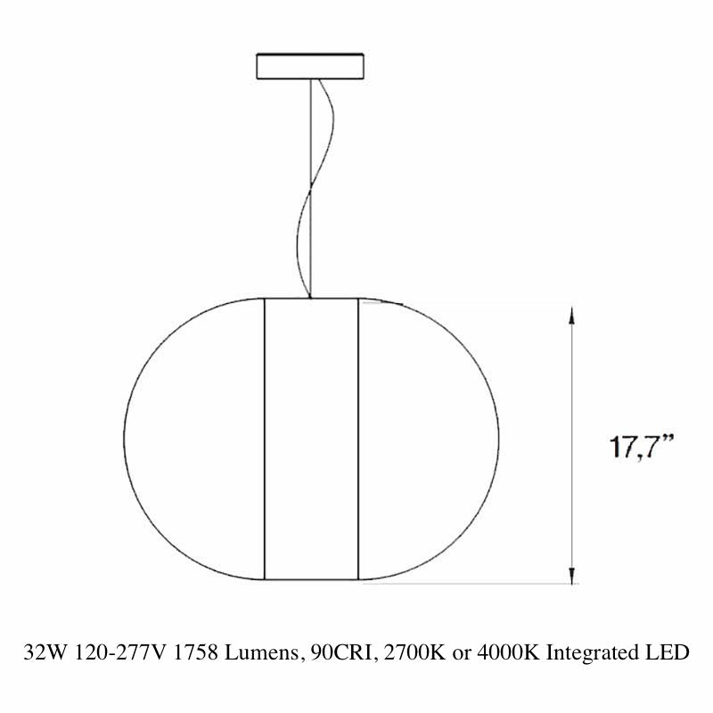 Carambola Suspension Light