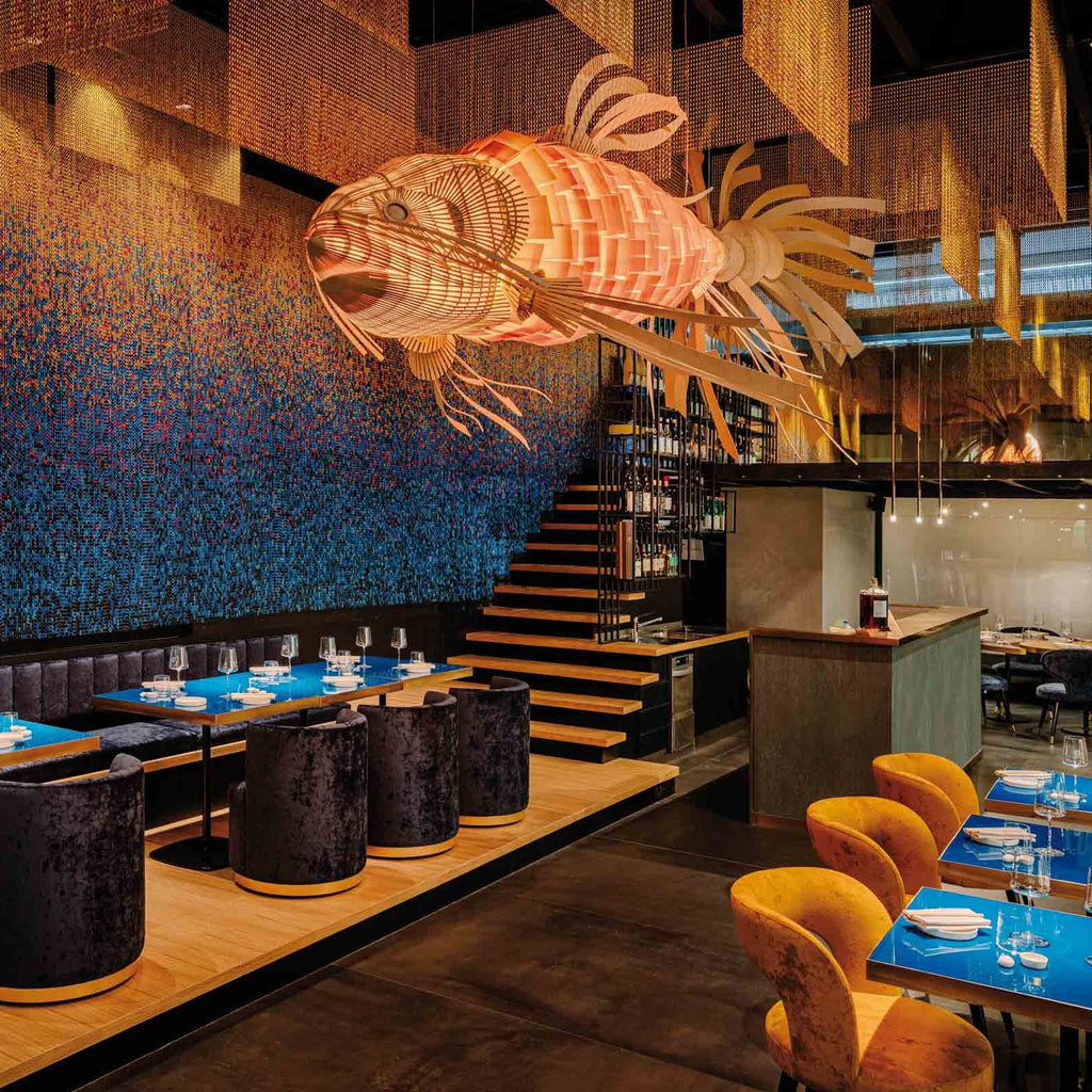 Life-Size Koi Suspension Light