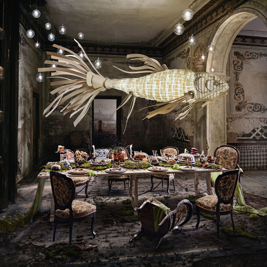 Life-Size Koi Suspension Light