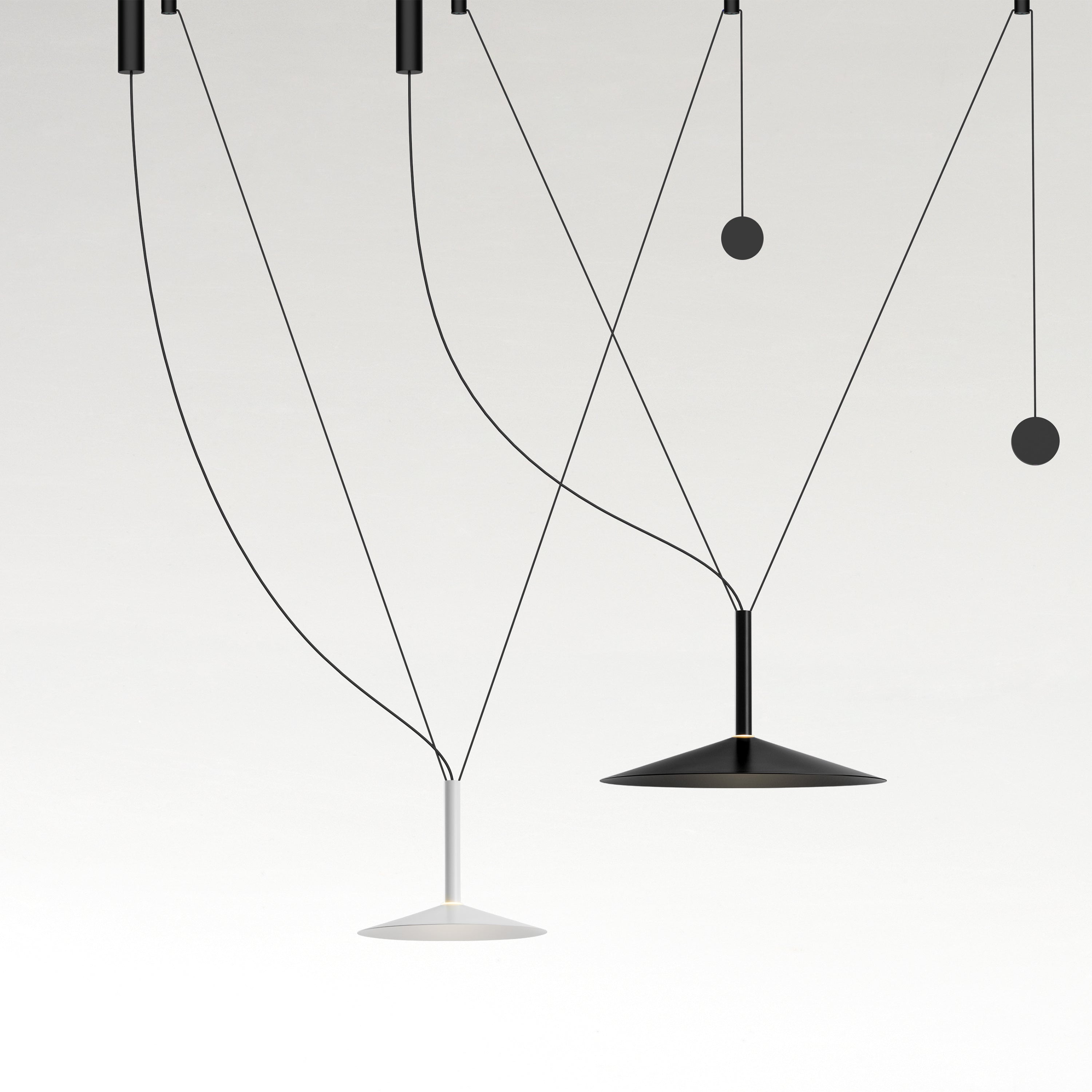 Milana Wide Counterweight Pendant Light