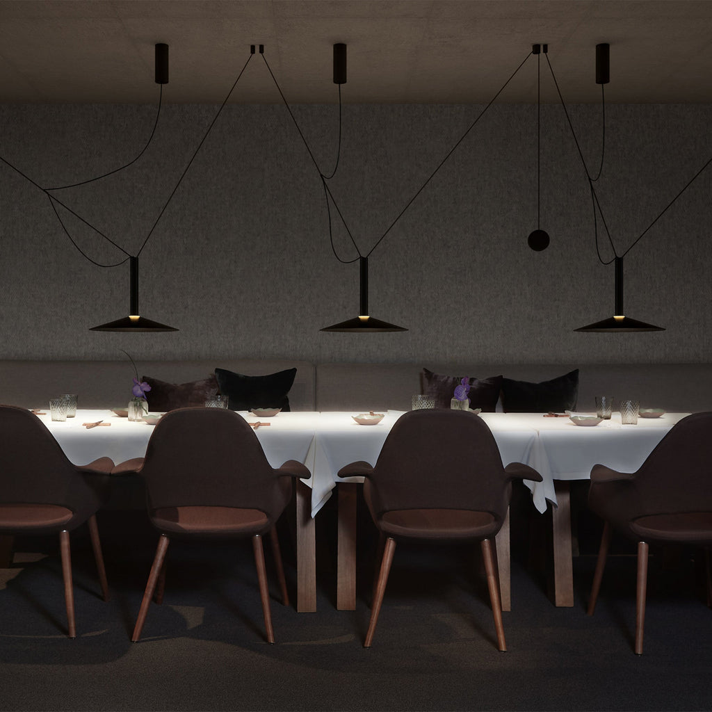 Milana Wide Counterweight Pendant Light